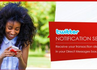 UBA Introduces Twitter Notification Service.