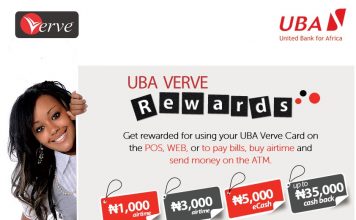 Cash, Free Airtime and Nokia Phones on Offer in UBA Verve Card promo