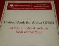 UBA wins Social Infrastructure Deal of the Year award