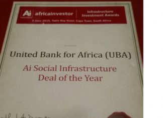 UBA wins Social Infrastructure Deal of the Year award