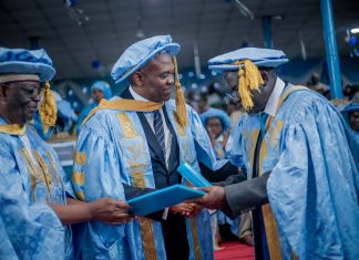 CHAIRMAN, UBA GROUP; TONY ELUMELU, CONFERRED HONORARY DOCTOR DEGREE BY BAYERO UNIVERSITY, KANO.