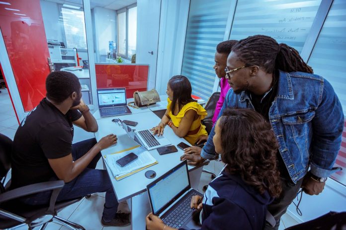 Team members at work Winning tatics for team leads