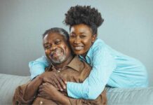 African Parent and daughter