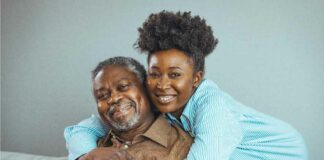 African Parent and daughter