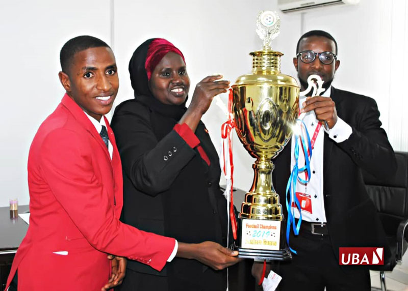 UBA Lions fc wins football trophy