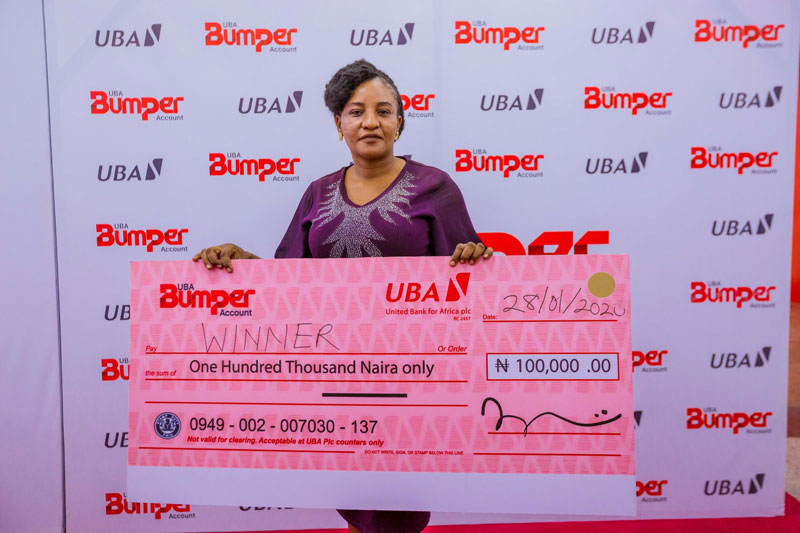 uba bumper account winners