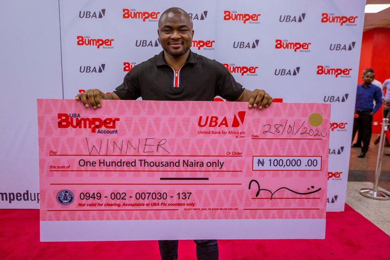 uba bumper account winners