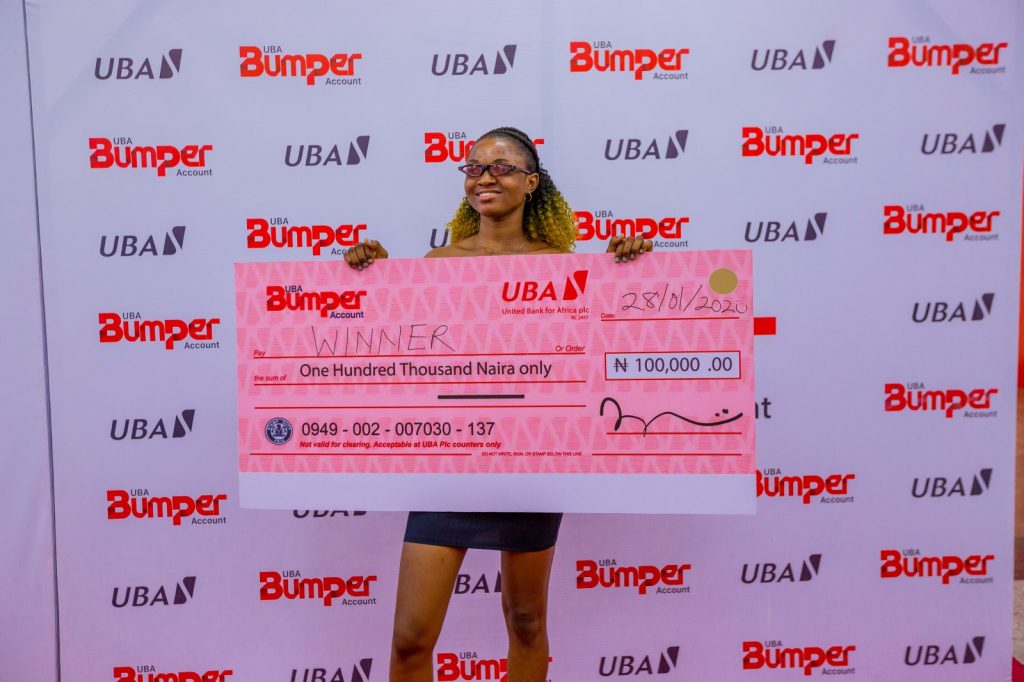 uba bumper account winners